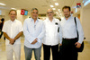 17072009 Sergio y Armando Pérez Medrano fueron recibidos en el aeropuerto por Emilio Dipp y Héctor Ortiz.
