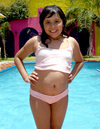 29072009 Una albercada le organizaron a Alejandra Romero Piña por sus 10 años de edad.