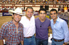 03082009 Luis Medina, Ricardo Sandoval, Javier Quintero y Jacinto Rodríguez.