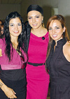 22082009 Liliana Villa, Luz Arely Astorga y Lorena Sáenz.