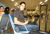 22082009 Roberto Carmona poco antes de abordar su avión que lo llevaría a la Ciudad de México.