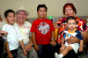 27082009 Fernando Escobedo Ochoa en su fiesta de ocho años junto a sus papás Adriana y Fernando, y su hermanita Bárbara.