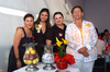 29082009 Narda Ramírez Vega junto a las organizadoras de su fiesta prenupcial: Mónica de Ramírez, Cecilia V. de Ramírez y Mayra Ramírez.