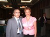 30082009 Dr. Bernardo Manuel Olhagaray Rivera junto a la Dra. Janet Tanus Hajj, presidenta del Consejo Mexicano de Radiología e Imagen.