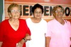 30082009 Asistentes. Bertha Flores, Natividad Gael, Leonor Moreno, Luciana y Elvia Sánchez.