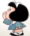 El creador de la escultura, Pablo Irrgang, existía el 'mito urbano' de que ése era el barrio de Mafalda, hasta ahora no había ningún elemento externo que hiciera referencia a ello.