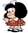 15 de marzo de 1962. Quino dibuja Mafalda como parte de una campaña para las lavadoras Mansfield, que nunca se realizó.
