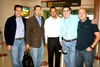 11092009 México. Luis García, Mario Vázquez, Alejandro Ruiz, Felipe Silva y Gabriel Sánchez, llegaron a La Laguna.