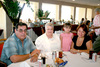 02102009 Ana Muela, Patricia Méndez y Claudia Lozano, en un restaurante de la ciudad de Torreón.