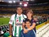 Sergio Yván Machuca Hermosillo, el pasado 8 de Agosto apoyando al Santos Laguna en el estadio Jalisco, con sus padres Juan y Pati.