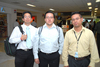 12102009 Carlos Roldán, Óscar Hernández y Andrés Carito viajaron en plan de trabajo al Distrito Federal.