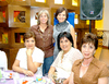 11102009 Martha Ganem, Mary Carmen Ramírez, Bety de Rodríguez, Luz María Herrera y Rosario de Martínez.