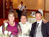 11102009 En familia. Luis Mario Ruelas Hernández, Marianne Ruelas, Marcela Aguilar de Ruelas y Luis Mario Ruelas Aguilar.