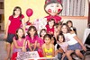 18102009 Myriam Cisneros Almedia junto a sus amiguitas en su fiesta de séptimo cumpleaños.