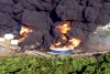 El alcalde de Guaynabo, Héctor O'Neill, afirmó que el incendio puede causar un grave problema medioambiental por la cantidad de combustible almacenado en los tanques de la refinería.