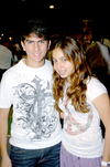 23102009 Luis García y Katia Bitar, presentes durante la inauguración del torneo en su colegio.