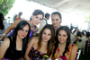 26102009 Felicitan a los novios. Lorena Madrazo, Tanne Ganem, Selene González, Anna de Aguinaga y Marcela Silva.