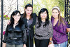 08112009 Silvia Zurita, Silvia Loya, Lupe y Laura.