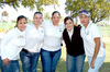 12112009 Caro Betancourt, Perla Almanza, Vicky Ríos, Mary Tere Jardón y Janet Andrade.
