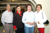 25112009 Eloy Sánchez, Covadonga Aguirre, Guillermina Pérez y Elva Díaz.