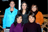 29112009 Maribel Ramírez, Liliana Cervantes, Nancy Hernández, Coy Pérez y Estela Rodríguez.