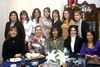 04122009 Liliana, Paola, Cristy, Gaby, Amelia, Caro, Geno, Chacha, Arlette, Karla y Bárbara, presentes en el cumpleaños de Angélica Gallegos.
