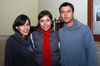 10122009 Roxana Rebolloso, Laura Quintero y Arturo Serrano.
