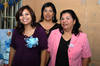 10122009 El día de su fiesta de canastilla, Jéssica Nohemí Chávez Herrada lució acompañada de Gabriela y María Guadalupe Herrada.