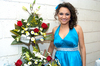 17122009 Silvia Eugenia Ramírez Soto lució feliz en la fiesta prenupcial organizada en su honor.