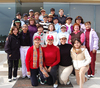 18122009 Golfistas reunidas en el Torneo Posada Navideña de Damas 2009, efectuado en El Campestre Torreón.