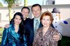 30122009 Sra. Cristina Moreno en compañía de sus hijos Cristy de Plamback, Jorge y Carlos Arenal.
