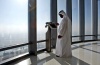 El gobernante de Dubai inauguró la torre, de acero y vidrio en una ceremonia en la que también se celebró su cuarto año desde su ascenso al poder.