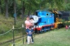 J Luis at museum of the train, in golden Colorado. Saludos a los abuelitos.