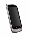 El Nexus One, el primer teléfono móvil de Google, que funciona con el sistema operativo Android 2.1 y va equipado con pantalla táctil y diseñado para facilitar la navegación por la red.