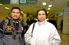12012010 México. Raúl Mejía y Roberto Franco a su llegada a Torreón.
