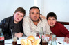 14012010 Ricardo Ramírez Barba con sus hijos Daniel y Ricardo Ramírez Lozano. EL SIGLO DE TORREÓN/JESÚS HERNÁNDEZ