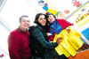 17012010 María Fernanda Ramírez Reyes con sus papás Rafael y Lorena, el día de su cumpleaños.