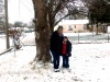 Disfrutando de la nieve en wichita kansas enero 2010 un Saludo a todos los de Luchana, Coahuila, Mex., Pedro