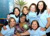 28012010 Gabriela Ochoa de Ríos en su fiesta de canastilla junto a Olivia, Martha, Dámaris, Élida, Norma y Rosalba.