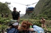 La evacuación de los turistas varados en Machu Picchu por las inundaciones se aceleró gracias al mejor clima en la zona.