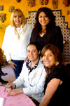 31012010 Alicia Yasín, Paty Rodríguez, Lety Méndez y Jackie Cambell.