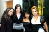 09022010 Lorena Ramos, Melissa González, Ana Cecy Santoyo y Gaby Vargas, lucieron muy guapas en una reunión.