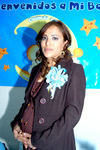 12022010 Luz María Vera Ruiz, durante la fiesta de canastilla que le ofrecieron.