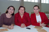 20022010 Mayela Rodríguez de Romero, Lily Rodríguez de López y Paty Rodríguez Arriaga.