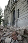 En Santiago muchos edificios viejos parecían dañados, incluyendo la iglesia de Nuestra Señora de la Providencia, cuyo campanario se derrumbó.