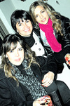 Brenda Artigas, Alejandra Sánchez y Ana Sofía Méndez.