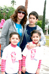 Manolo, Isabel, Caro y Manuel.