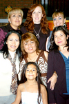 14032010 Hilda Sarmiento, María de Jesús Ramírez, Alma Hurtado, Guadalupe Carrillo, Marisela Ibarra, Elvira Luna y la pequeña Alejandra Bautista.