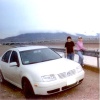 Ghaby y Alex Castaneda en el margen del Rio Bravo durante la inundacion del 2006 en Cd Juarez desde hace 40 años no se llenaba el Bravo. Enviada por hugo castañeda martinez.