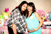 25032010 Penélope Ivonne Vargas de Ramírez en compañía de su mamá Eva Ivonne Macías García quien le brindó una reunión porque el 30 de abril nacerá su primer bebé y es una niña.